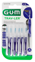GUM Trav-ler ragers 1.2 mm paars 6 Stuks