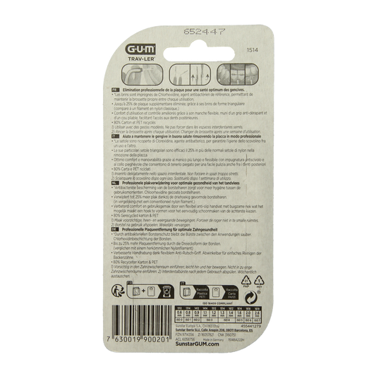 GUM Trav-ler rager 1.3 mm (geel) 6.00 Stuks