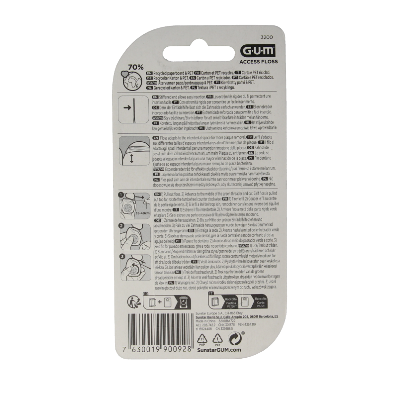 GUM Access floss 50 Stuks