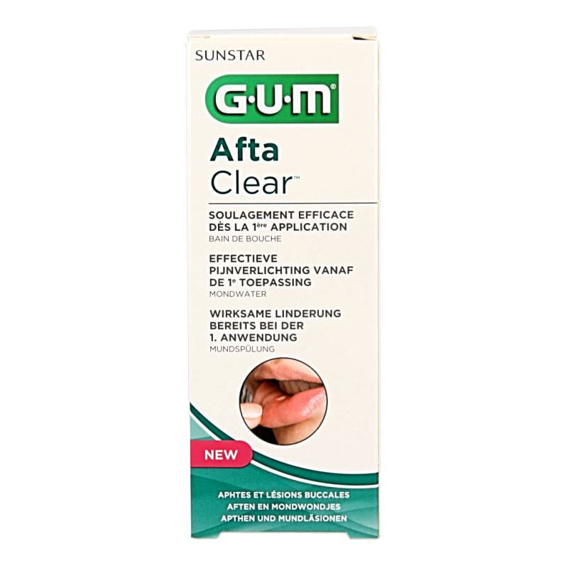 GUM Aftaclear mondwater 120 Milliliter