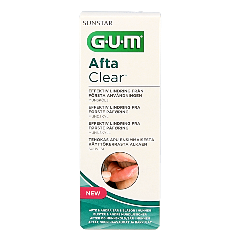GUM Aftaclear mondwater 120 Milliliter