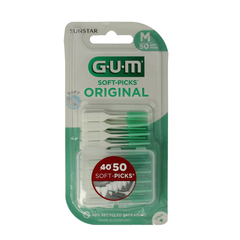 GUM Soft-picks original medium 50 Stuks