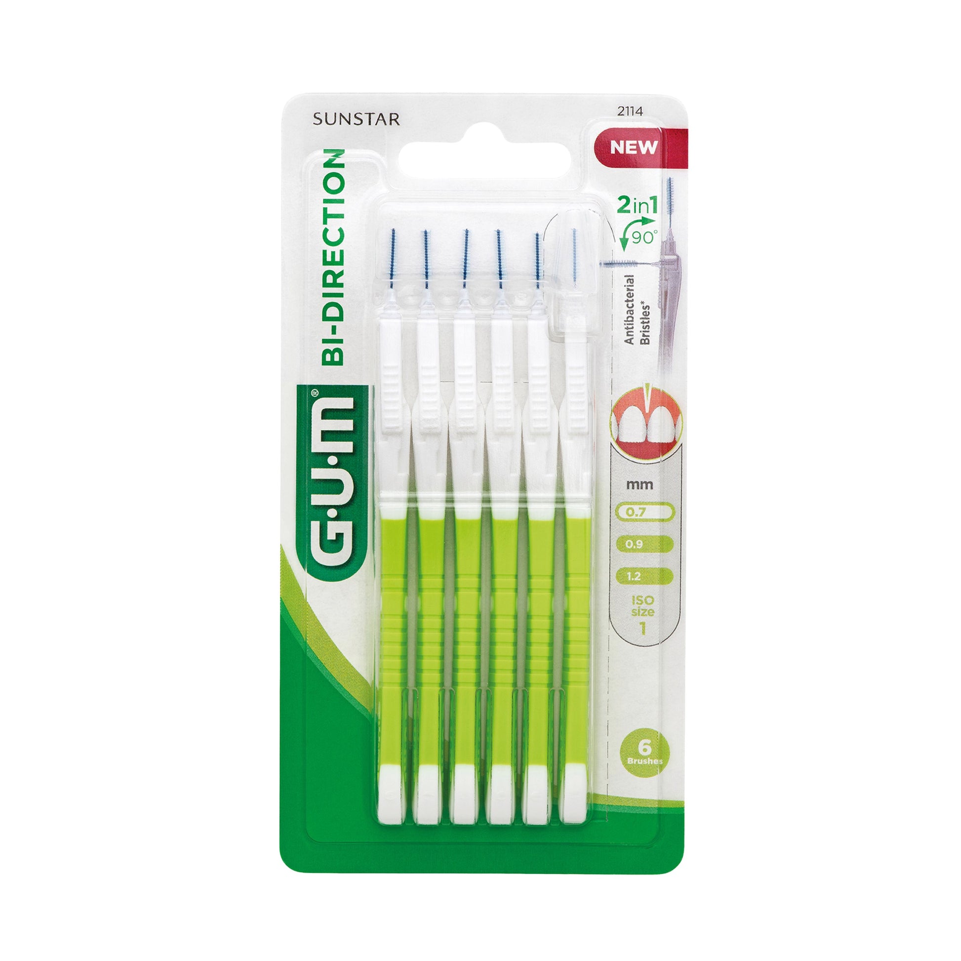 GUM Bi-direction 0.7mm  6 Stuks