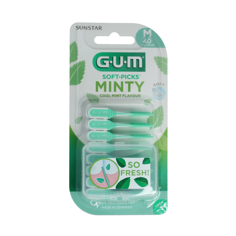 GUM Soft-Picks comfort flex mint medium 40 Stuks