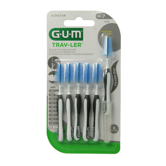 GUM Trav-ler ragers 2.6mm zwart 6 Stuks