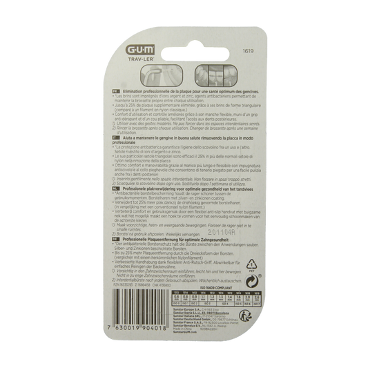 GUM Trav-ler ragers 2.6mm zwart 6 Stuks