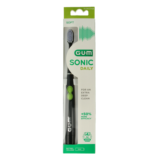 GUM Sonic tandenborstel daily batterij 1 Stuks