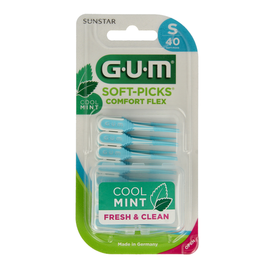GUM Soft picks comfort flex mint small 40 Stuks