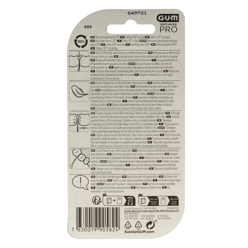 GUM Soft picks advanced pro small 30 Stuks