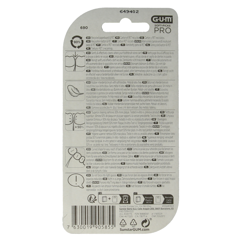 GUM Soft picks advanced pro medium 30 Stuks