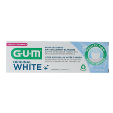 GUM Tandpasta white original 75.00 Milliliter