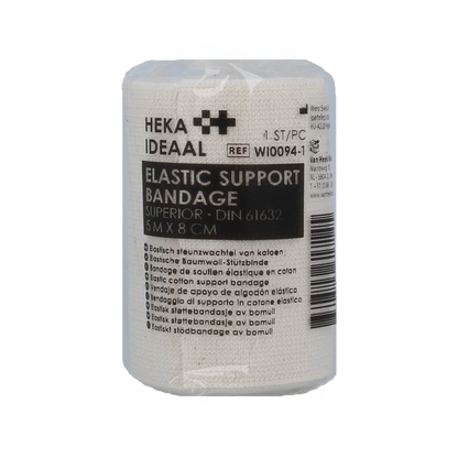 Heka Ideaal elastic support bandage 5m x 8cm 1.00 Rol