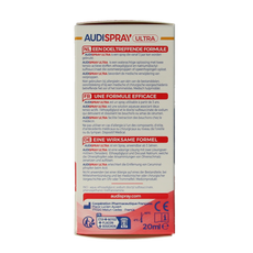 Audispray Ultra oorsmeerprop 20.00 Milliliter