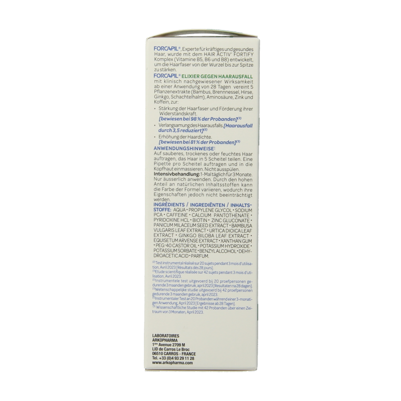 Forcapil Elixer tegen haaruitval 50 Milliliter