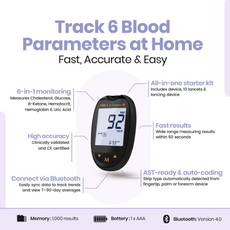Fora FORA 6 connect meter (mmol/l) 1.00 Stuks