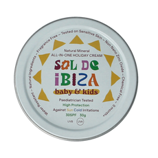 Sol De Ibiza Beschermende creme baby & kids SPF30 mini bio 30.00 Gram