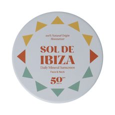 Sol De Ibiza Zonnebrandcrème voor gezicht & nek SPF50 35.00 Gram