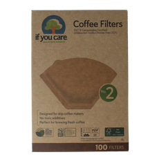 If You Care Koffiefilters no. 2 100.00 Stuks