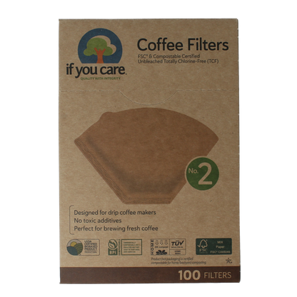 If You Care Koffiefilters no. 2 100.00 Stuks