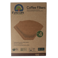 If You Care Koffiefilters no. 4 100.00 Stuks