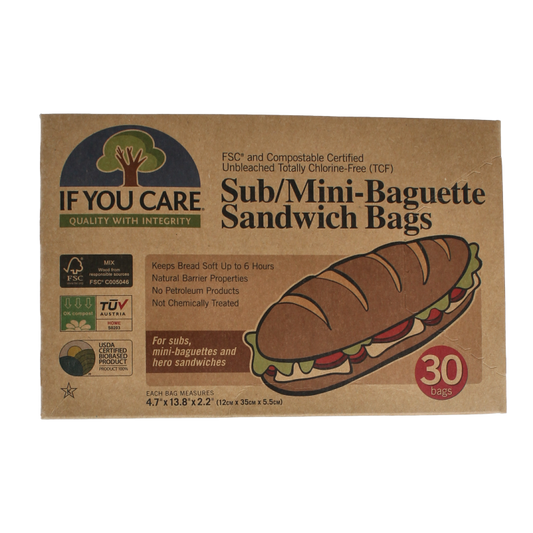 If You Care Mini baguette & sandwich bags 30 Stuks