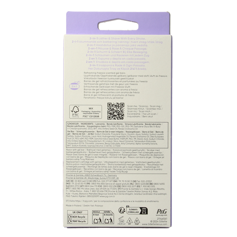 Gillette Comfortglide breeze apparaat 1 Stuks