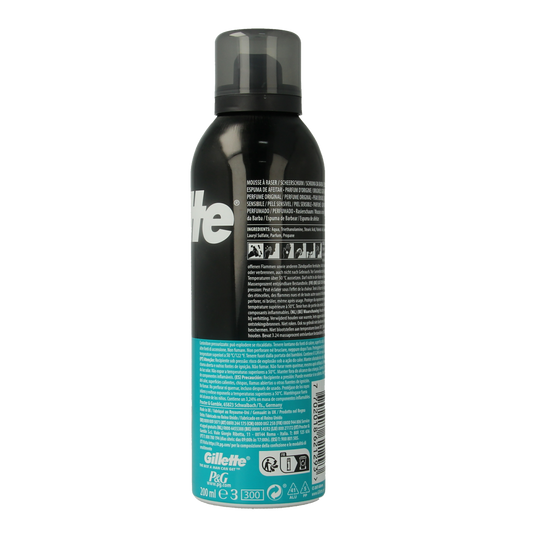 Gillette Scheerschuim sensitive 200.00 Milliliter