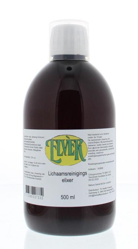 Cruydhof Lichaamsreinigende elixer Elver 500 Milliliter
