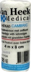 Heka Cambric windsel 4m x 8cm 20 Stuks