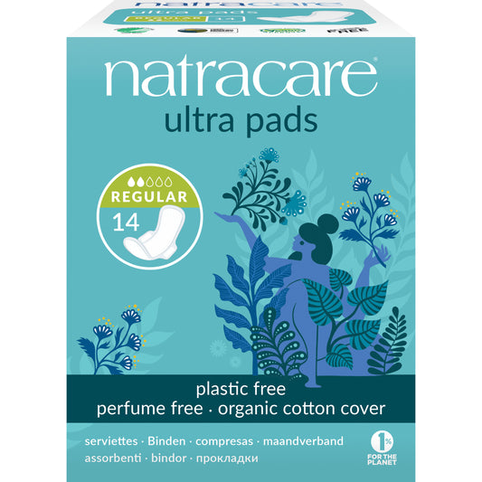 Natracare Maandverband ultra met vleugels 14.00 Stuks