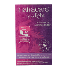 Natracare Dry & light pads 20 Stuks