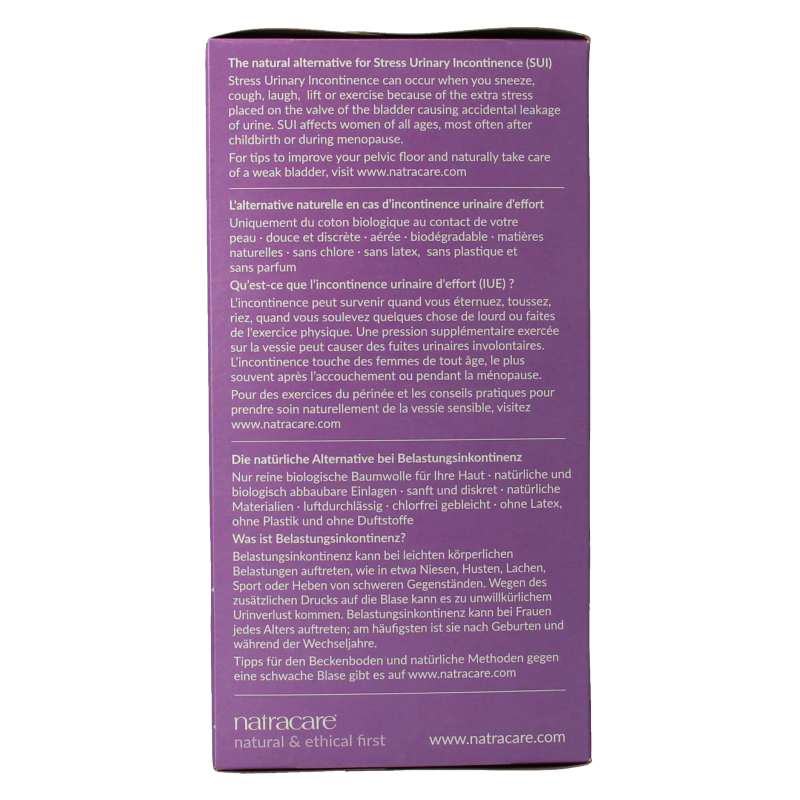 Natracare Dry & light pads 20 Stuks