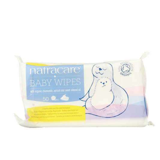 Natracare Babydoekjes 50 Stuks
