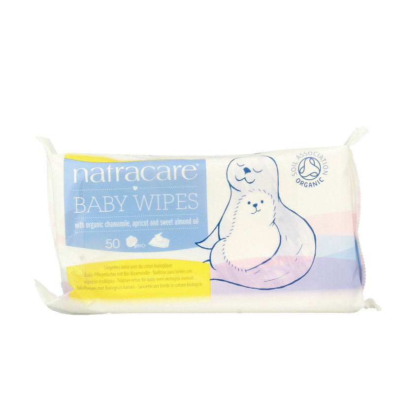 Natracare Babydoekjes 50 Stuks