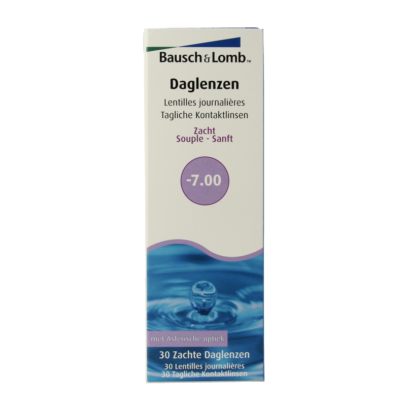 Bausch & Lomb Daglenzen -7.00 30 Stuks