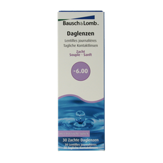 Bausch & Lomb Daglenzen -6.00 30.00 Stuks