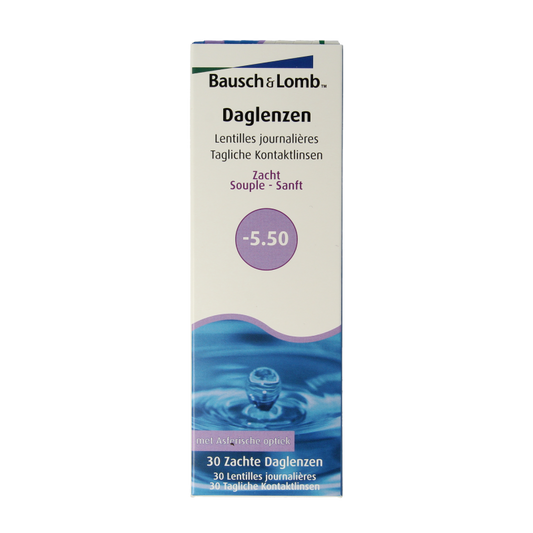 Bausch & Lomb Daglenzen -5.50 30 Stuks
