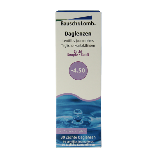 Bausch & Lomb Daglenzen -4.50 30 Stuks