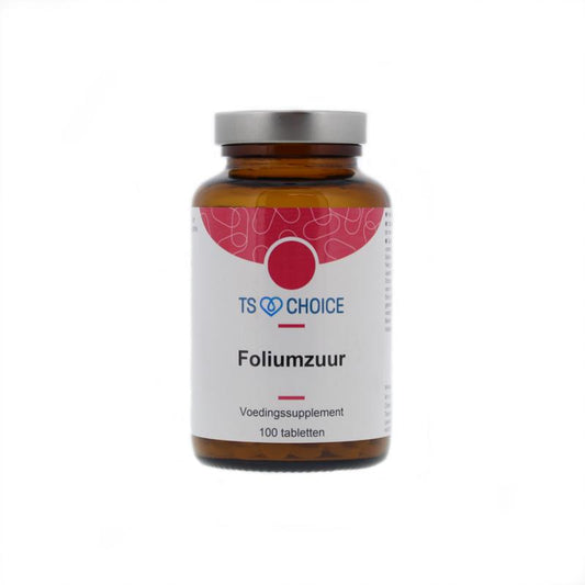 TS Choice Foliumzuur 400 Vitamine B11 100 Tabletten