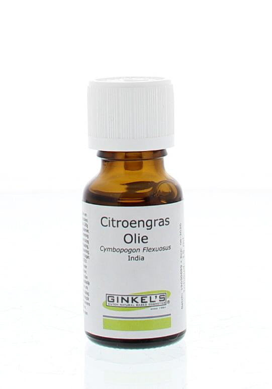 Ginkel's Citroengras olie 15.00 Milliliter