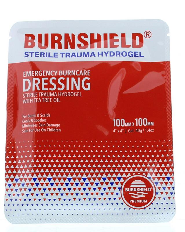 Burnshield Hydrogel kompres 10 x 10cm 1 Stuks