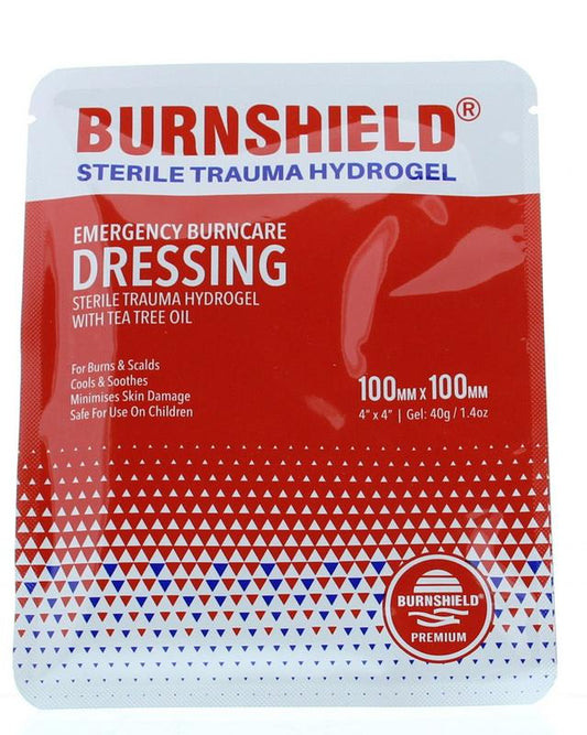 Burnshield Hydrogel kompres 10 x 10cm 1 Stuks