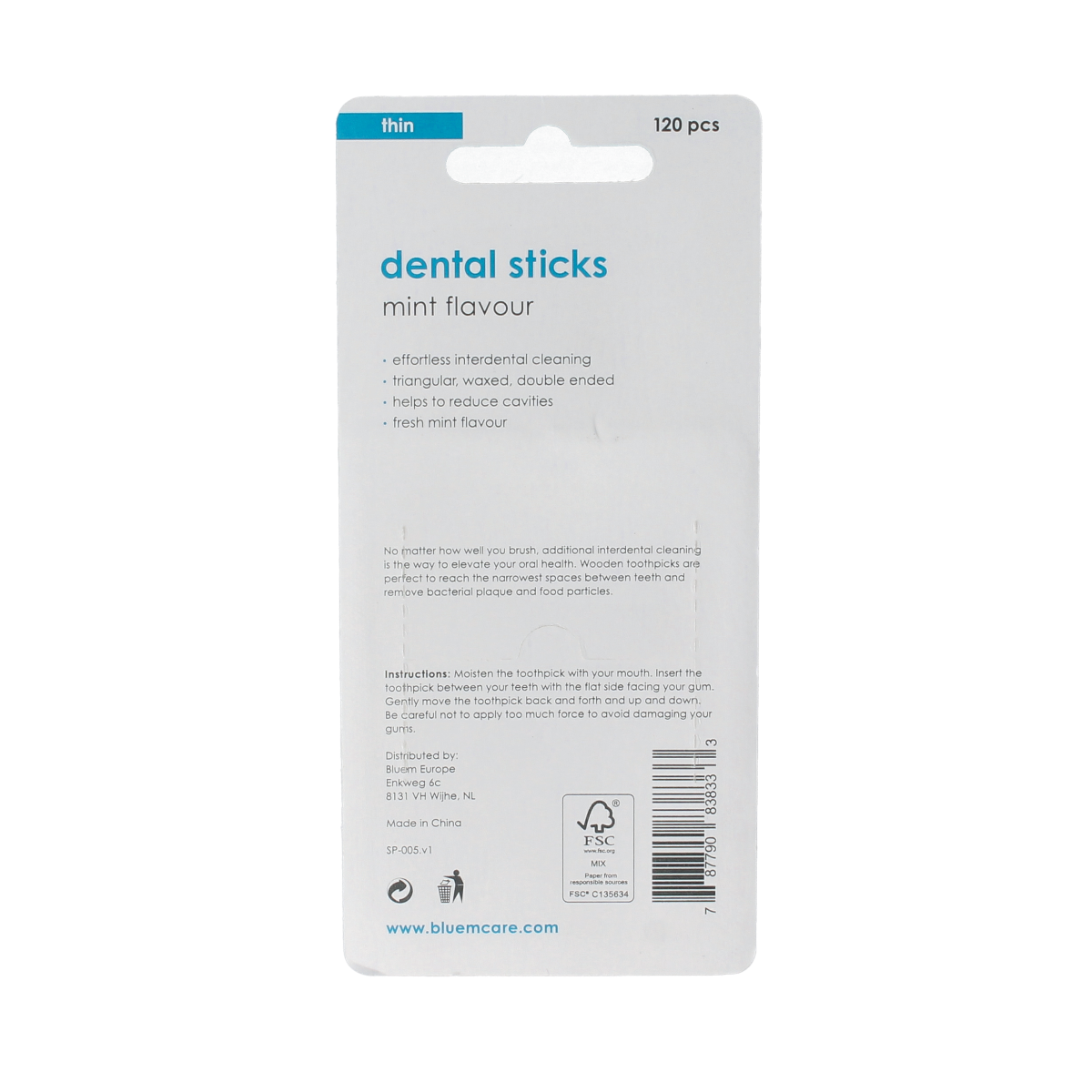 Bluem Dental sticks 120.00 Stuks