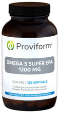 Proviform Omega 3 super EPA 1200 mg 120.00 Softgels