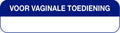 Blockland Strooketiket voor vaginale toediening 44x11mm 750.00 Stuks