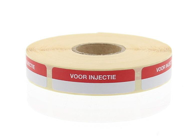 Blockland Strooketiket voor injectie 44 x 11mm 750 Stuks