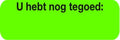 Blockland Strooketiket u hebt nog tegoed 30 x 10mm 1000.00 Stuks
