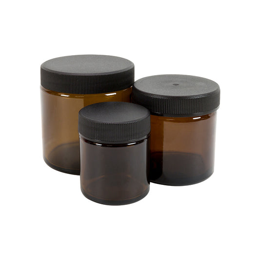 Blockland Zalfpot glas bruin gedopt 30ml 72 Stuks