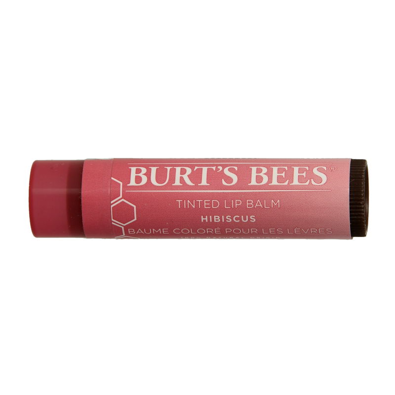 Burt's Bees Getinte lippenbalsem Hibiscus 4.3 Gram