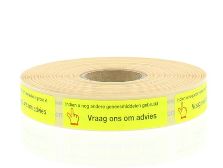Blockland Strooketiket indien u andere geneesmiddel gebrui 750 Stuks